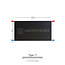 H40 x B180 T11 - Paneelradiator C4 vlakke voorzijde Mat Zwart