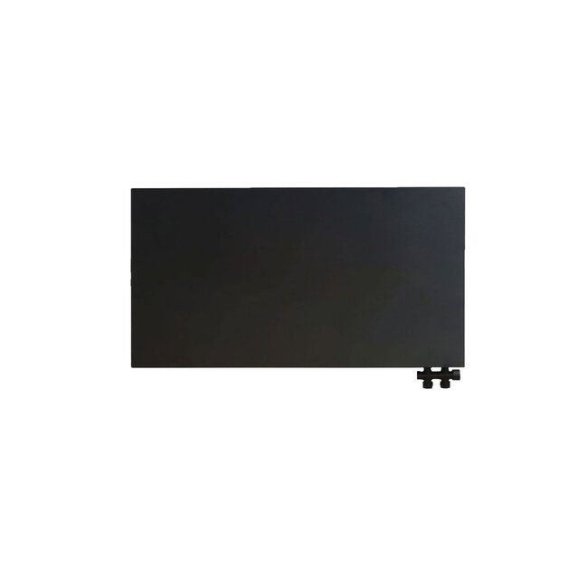 H50 x B160 T11 - Paneelradiator C6 vlakke voorzijde Mat Zwart