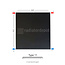 H90 x B80 T11 - Paneelradiator C4 vlakke voorzijde Mat Zwart