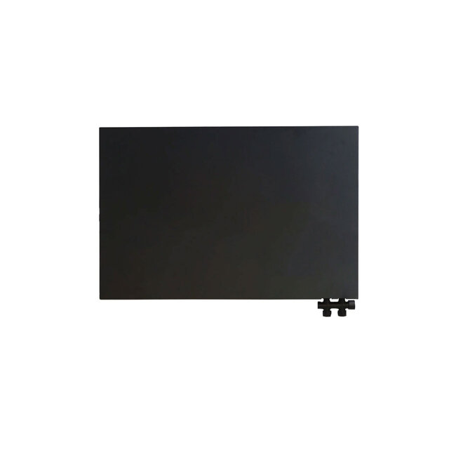 H50 x B80 T22 - Paneelradiator C6 vlakke voorzijde Mat Zwart