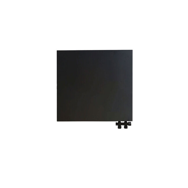 H60 x B60 T22 - Paneelradiator C6 vlakke voorzijde Mat Zwart