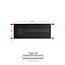 H60 x B300 T22 - Paneelradiator C4 vlakke voorzijde Mat Zwart