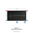 H40 x B160 T11 - Paneelradiator C8 vlakke voorzijde Mat Zwart
