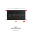 H50 x B180 T11 - Paneelradiator C8 vlakke voorzijde Mat Zwart