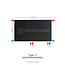 H50 x B100 T11 - Paneelradiator C8 vlakke voorzijde Mat Zwart