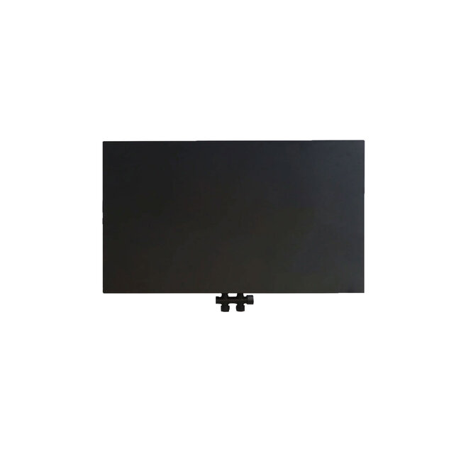 H40 x B120 T22 - Paneelradiator C8 vlakke voorzijde Mat Zwart