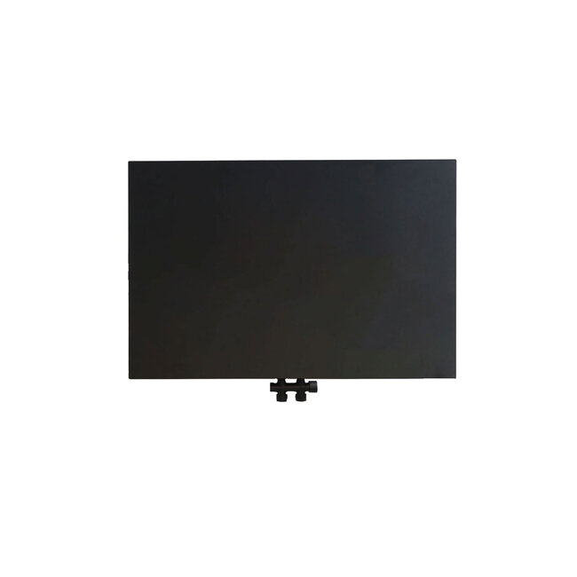 H40 x B100 T22 - Paneelradiator C8 vlakke voorzijde Mat Zwart