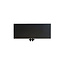 H50 x B260 T22 - Paneelradiator C8 vlakke voorzijde Mat Zwart