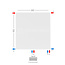 H90 x B80 T33 - Paneelradiator C8 vlakke voorzijde Wit