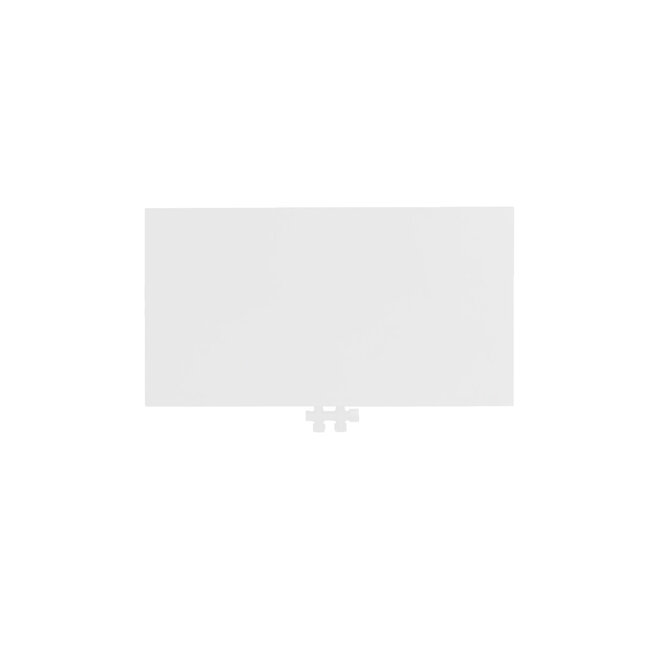 H60 x B160 T33 - Paneelradiator C8 vlakke voorzijde Wit