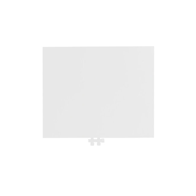 H60 x B60 T22 - Paneelradiator C8 vlakke voorzijde Wit