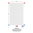 H90 x B40 T22 - Paneelradiator C8 vlakke voorzijde Wit