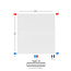 H90 x B80 T22 - Paneelradiator C8 vlakke voorzijde Wit