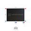 H90 x B100 T33 - Paneelradiator C8 vlakke voorzijde Mat Zwart