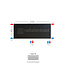 H60 x B200 T33 - Paneelradiator C8 vlakke voorzijde Mat Zwart