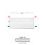 H30 x B260 T22 - Paneelradiator C4 geribbelde voorzijde Wit