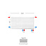 H30 x B160 T33 - Paneelradiator C8 geribbelde voorzijde Wit