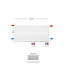H30 x B220 T33 - Paneelradiator C8 geribbelde voorzijde Wit