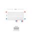 H50 x B200 T33 - Paneelradiator C8 geribbelde voorzijde Wit