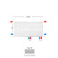 H60 x B200 T33 - Paneelradiator C8 geribbelde voorzijde Wit
