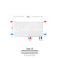 H50 x B180 T22 - Paneelradiator C8 geribbelde voorzijde Wit