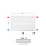 H60 x B80 T22 - Paneelradiator C8 geribbelde voorzijde Wit