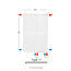 H90 x B40 T11 - Paneelradiator C8 geribbelde voorzijde Wit