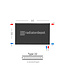 H50 x B60 T22 - Paneelradiator C6 geribbelde voorzijde Mat Zwart
