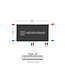 H60 x B140 T22 - Paneelradiator C8 geribbelde voorzijde Mat Zwart