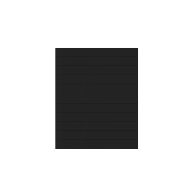 H90 x B40 T11 - Paneelradiator C6 gegroefde voorzijde Mat Zwart