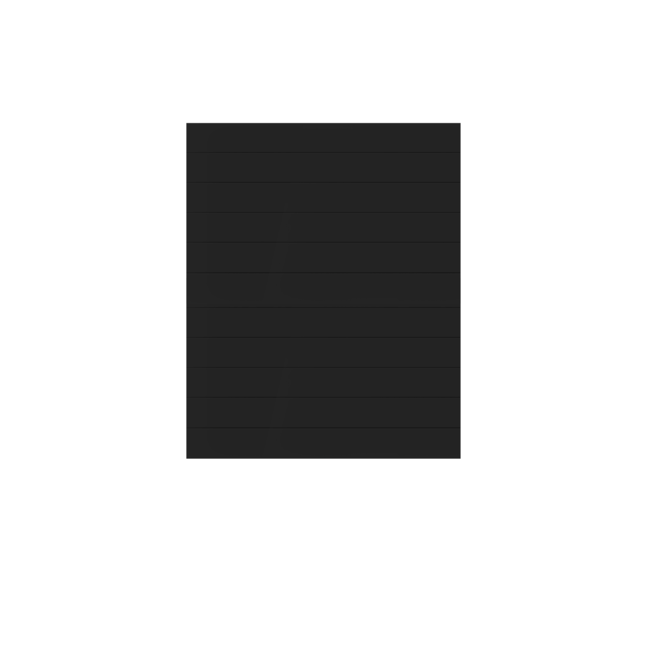H90 x B80 T22 - Paneelradiator C6 gegroefde voorzijde Mat Zwart