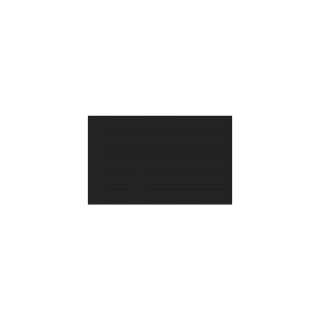 H60 x B60 T22 - Paneelradiator C4 gegroefde voorzijde Mat Zwart
