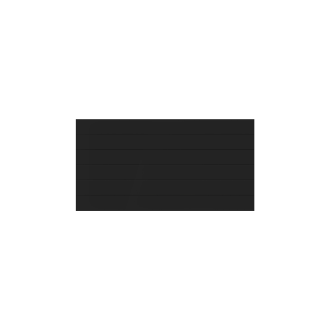 H40 x B60 T22 - Paneelradiator C4 gegroefde voorzijde Mat Zwart