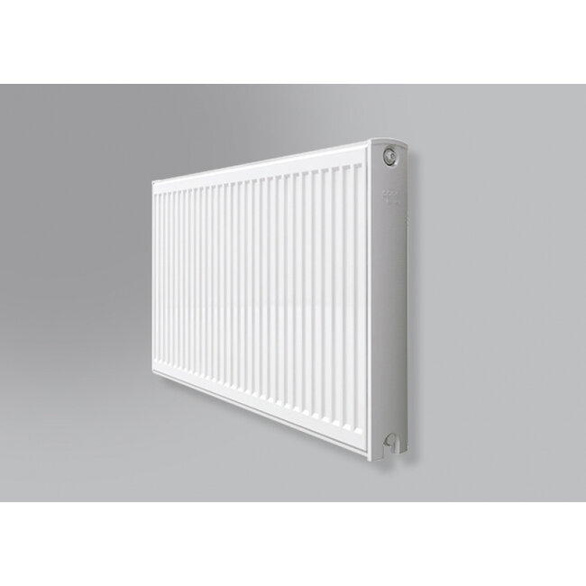 H90 x B120 T11 - Paneelradiator C4 geribbelde voorzijde Wit