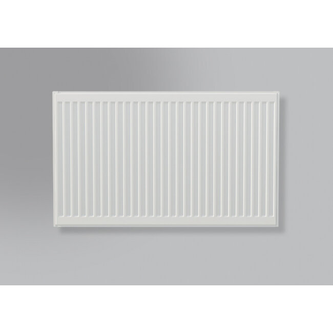 H60 x B180 T22 - Paneelradiator C6 geribbelde voorzijde Wit