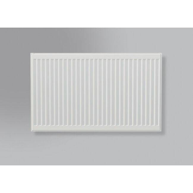 H60 x B100 T11 - Paneelradiator C4 geribbelde voorzijde Wit