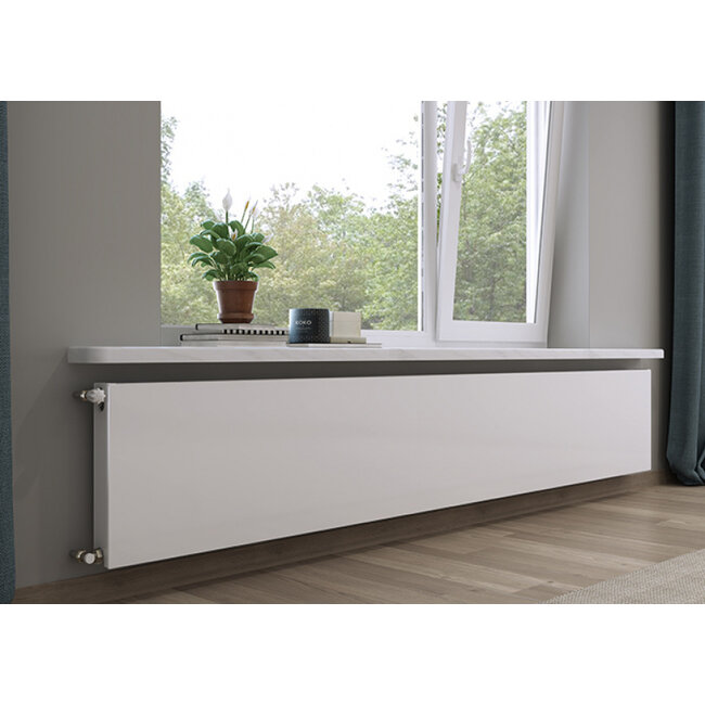 H30 x B220 T11 - Paneelradiator C4 vlakke voorzijde Wit