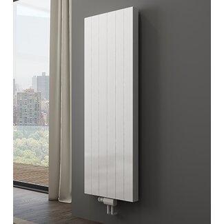 Copa H200 x B30 Verticale designradiator T20 - C6 gegroefd Wit