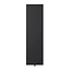 H200 x B75 Verticale designradiator T20 - C6 vlak Mat Zwart