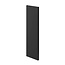 H200 x B75 Verticale designradiator T20 - C6 vlak Mat Zwart