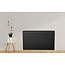 H60 x B220 T11 - Paneelradiator C8 geribbelde voorzijde Mat Zwart