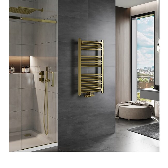 H80 x B60 cm - Handdoekradiator - Goud
