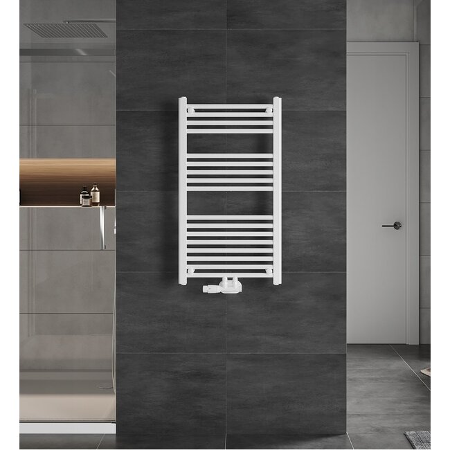 H180 x B60 cm - Handdoekradiator - Wit