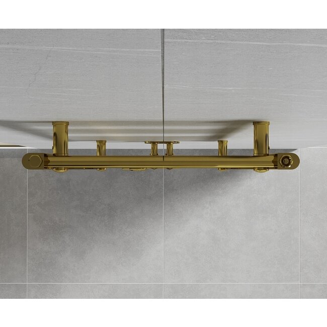 H140 x B60 cm - Handdoekradiator - Goud