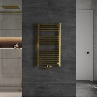 Isorad H180 x B50 cm - Handdoekradiator - Goud
