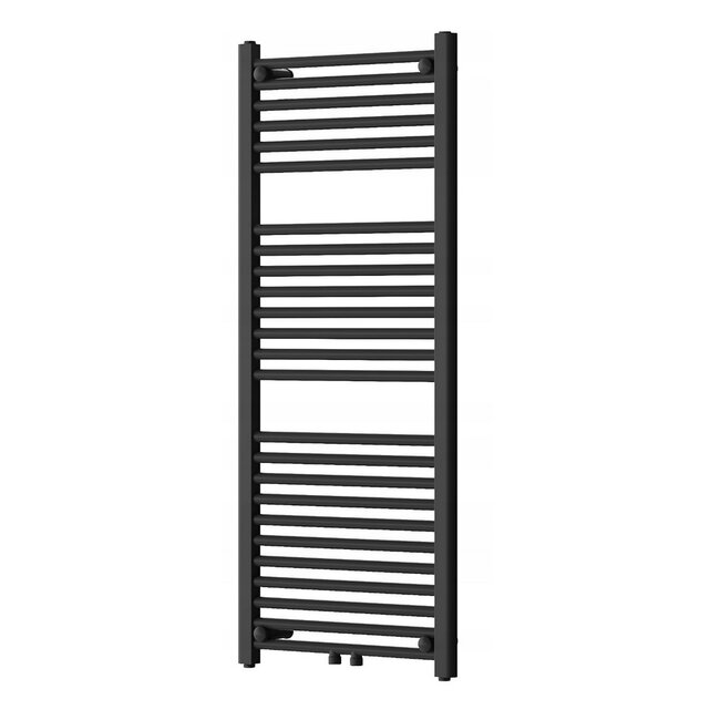H120 x B60 cm - Handdoekradiator - Mat Zwart