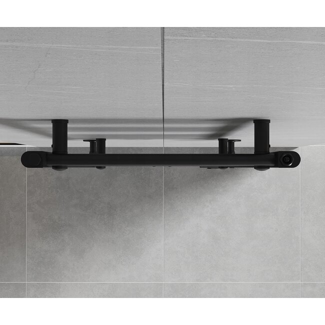 H120 x B60 cm - Handdoekradiator - Mat Zwart