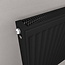H60 x B60 T11 - Paneelradiator C4 geribbelde voorzijde Mat Zwart