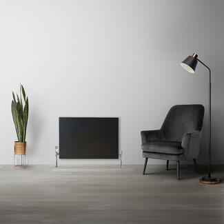 Copa H30 x B80 T11 - Paneelradiator C4 vlakke voorzijde Mat Zwart