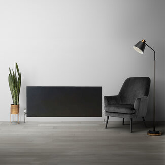 Copa H40 x B220 T11 - Paneelradiator C4 vlakke voorzijde Mat Zwart
